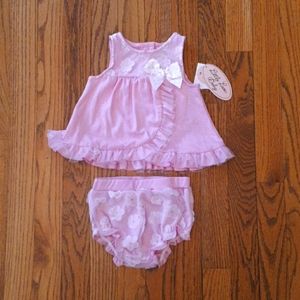 New 2 piece infant dress
